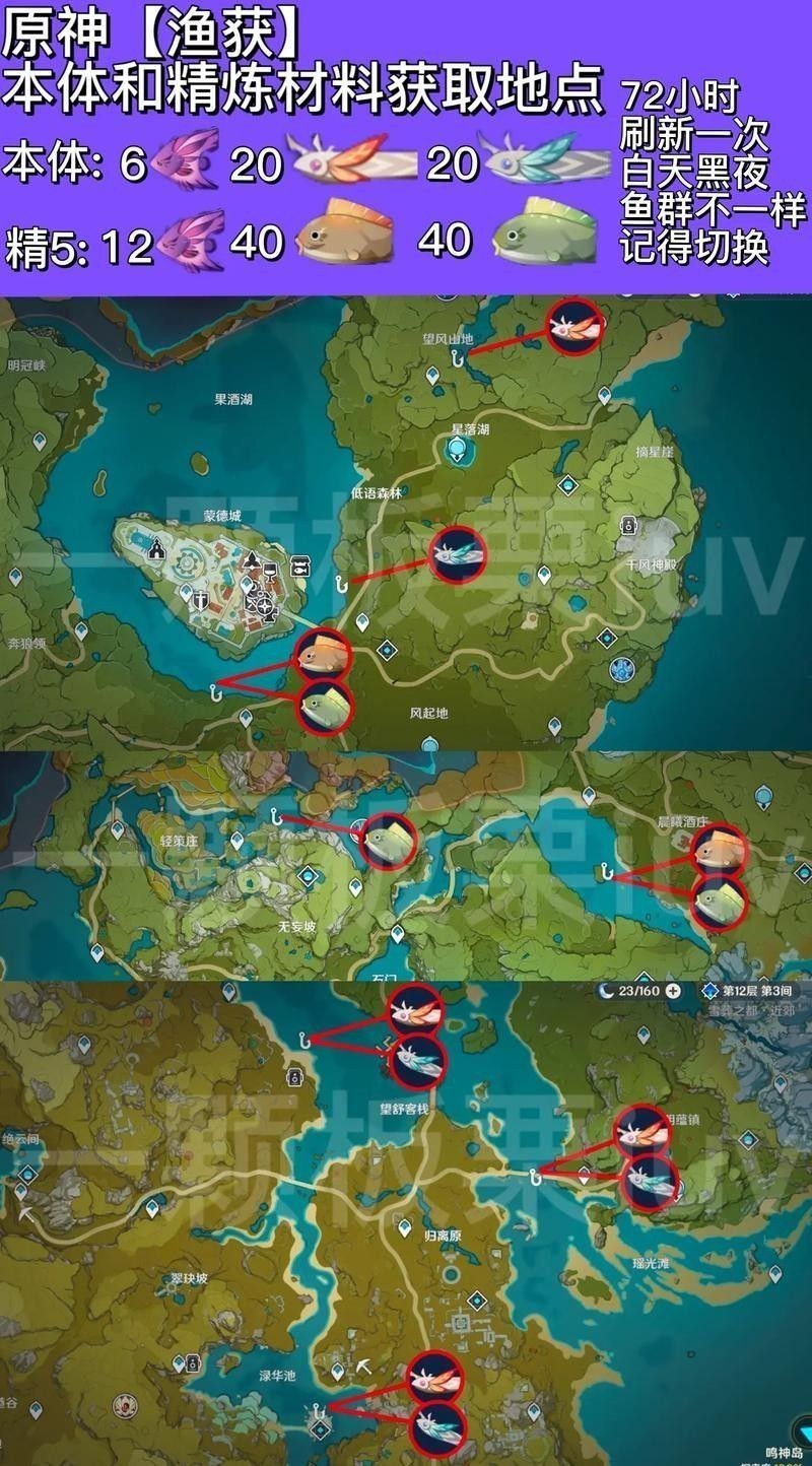 龍魚哪里釣原神多
