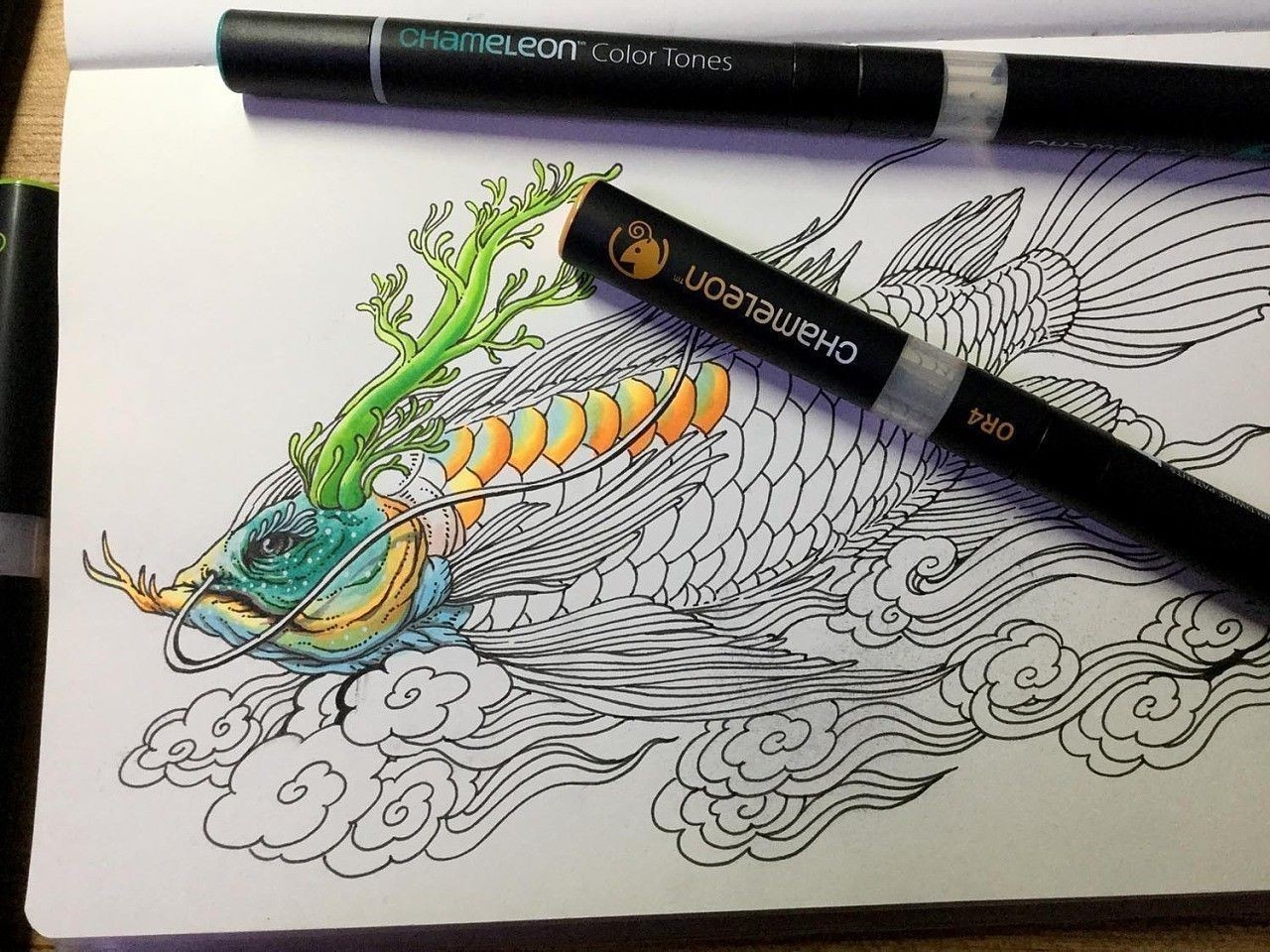 龍魚手繪圖：關于龍魚手繪圖的一些資料和教程