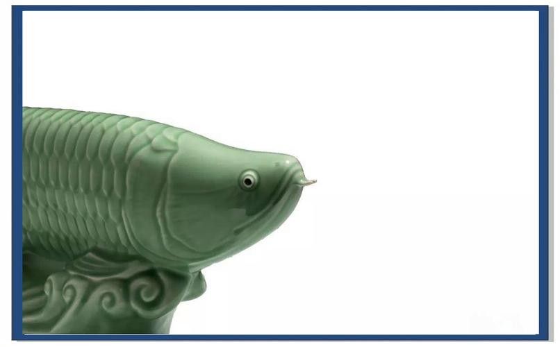 陶瓷金龍魚擺件