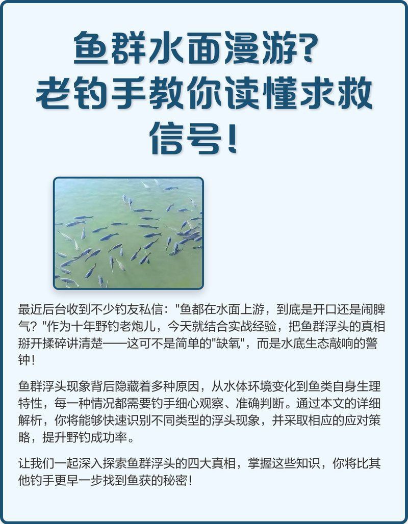 如何判斷魚類浮頭是否由缺氧引起？