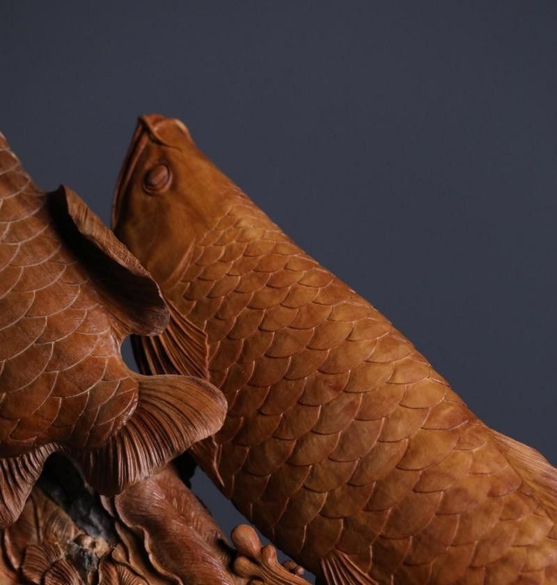 金龍魚雕刻圖片大全