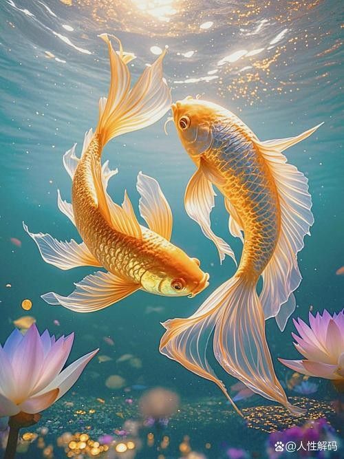 龍魚圖片壁紙可愛卡通