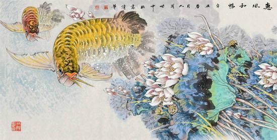 龍魚圖畫：金龍魚圖畫大全