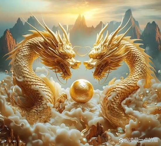 推薦一些經典的聚財金龍圖片