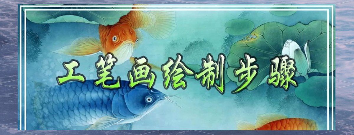 工筆畫金龍魚圖片大全欣賞