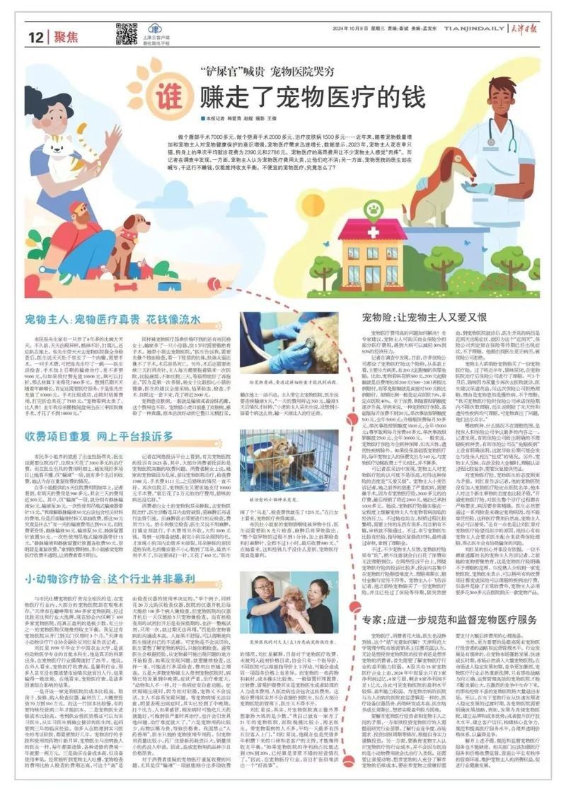 龍貓的醫療費用大概是多少？