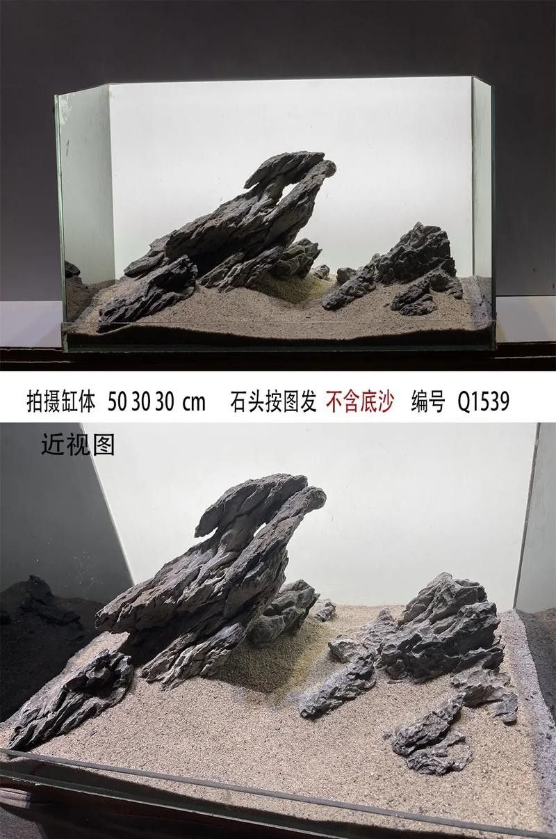 龍魚缸石頭造景圖片大全集