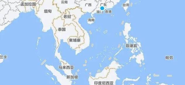 馬來西亞和中國位置圖