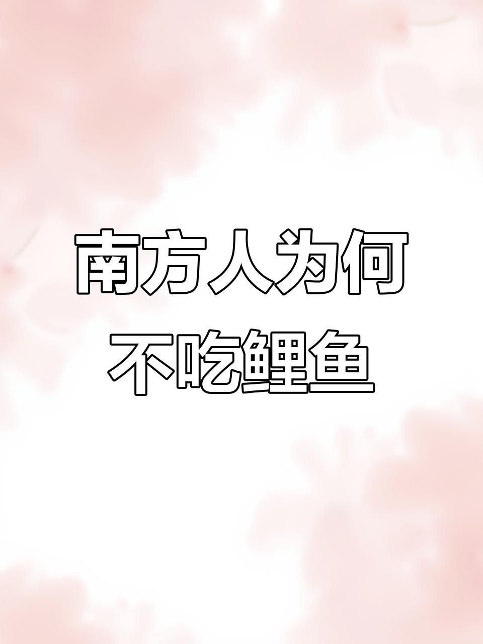 鯉魚為什么很少人吃