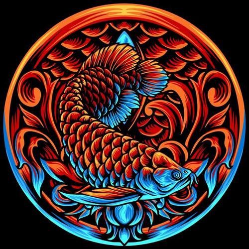 金龍魚圖片霸氣頭像
