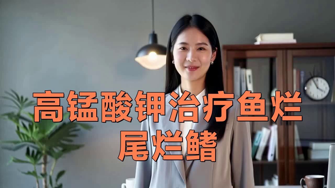 高錳酸鉀治療金魚爛尾的具體步驟