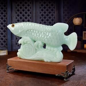 玉石金龍魚擺設怎么擺放（玉石金龍魚擺設應該擺放在家中的什么位置）