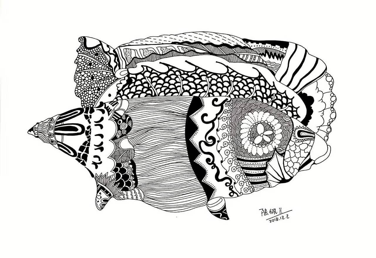 金龍魚黑白畫怎么畫：金龍魚黑白畫怎么畫怎么畫金龍魚黑白畫怎么畫