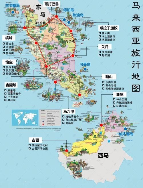 馬來西亞地圖