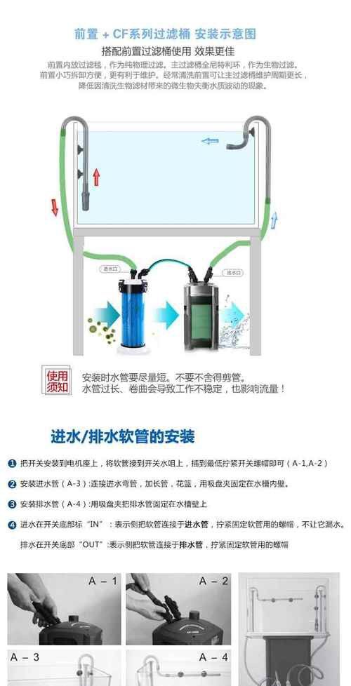 西龍魚缸過濾器安裝圖