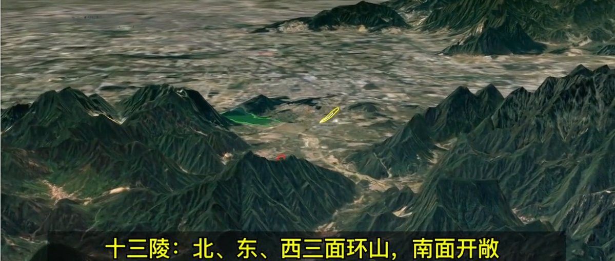 哪里可以找到十三陵風水龍脈圖？
