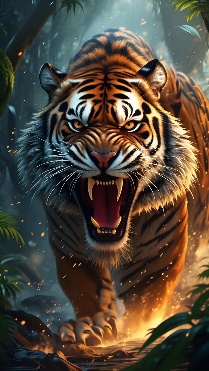 老虎壁紙4k超清全屏