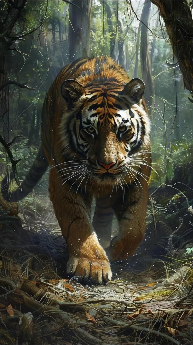 老虎壁紙4k超清全屏