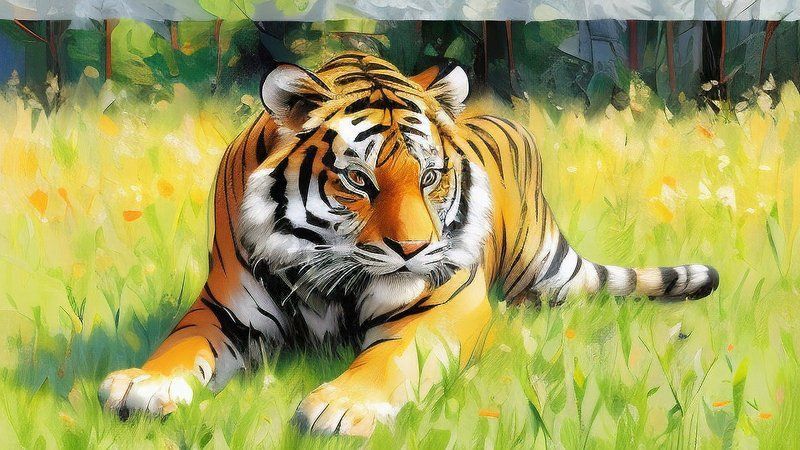 老虎壁紙4k超清全屏