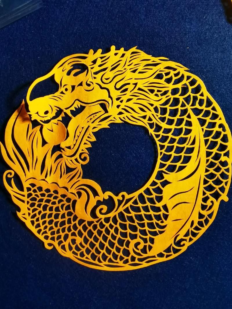 龍魚圖騰圖片大全高清