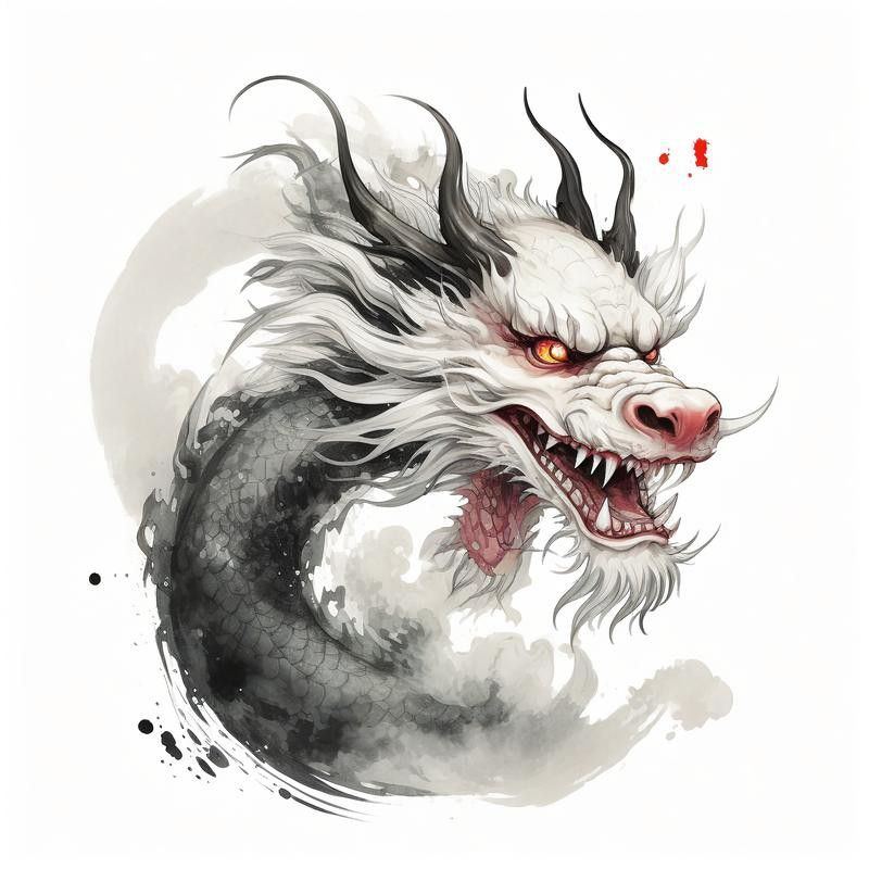 給我一些龍頭朝向的壁紙或背景圖
