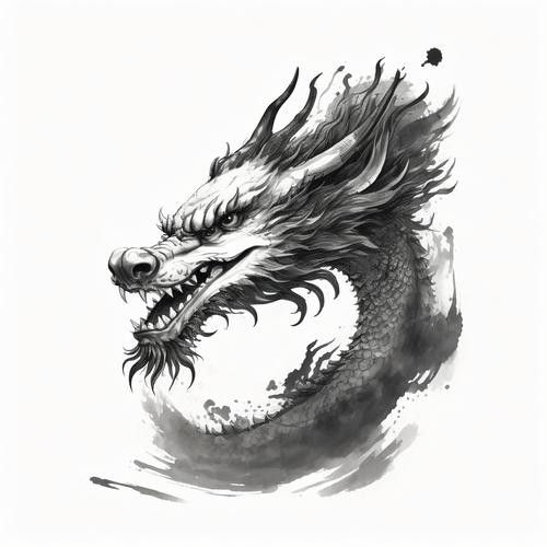 給我一些龍頭朝向的壁紙或背景圖