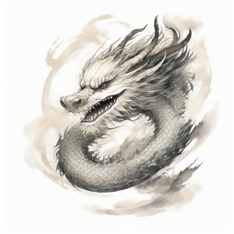 給我一些龍頭朝向的壁紙或背景圖