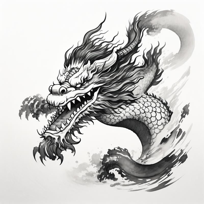 給我一些龍頭朝向的壁紙或背景圖