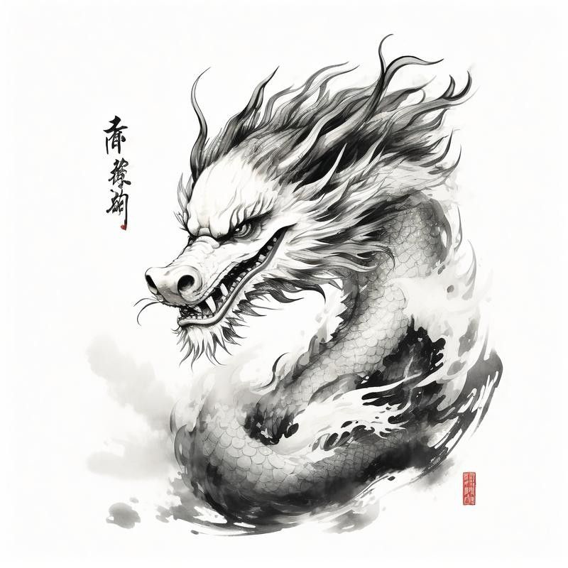 給我一些龍頭朝向的壁紙或背景圖