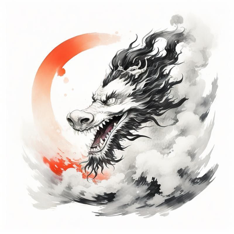 給我一些龍頭朝向的壁紙或背景圖
