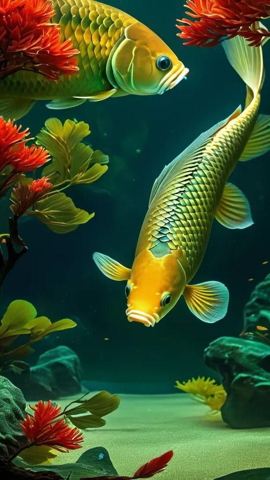 九尾龍魚圖片大全