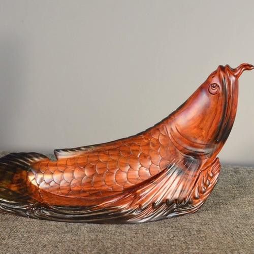 木雕金龍魚參考圖片