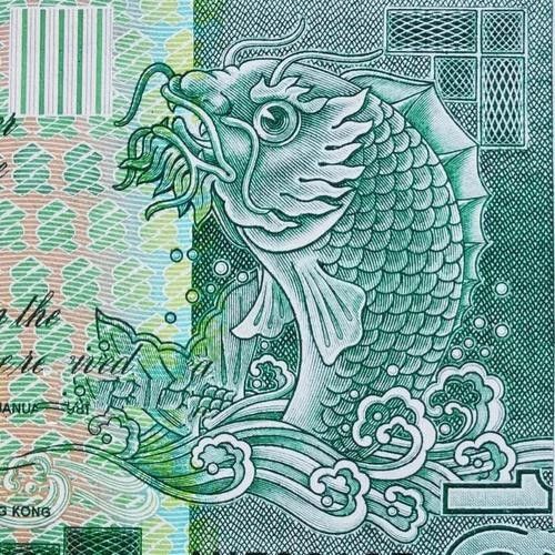 香港龍魚紀念鈔10元圖片及價格