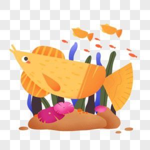 金龍魚豎屏壁紙