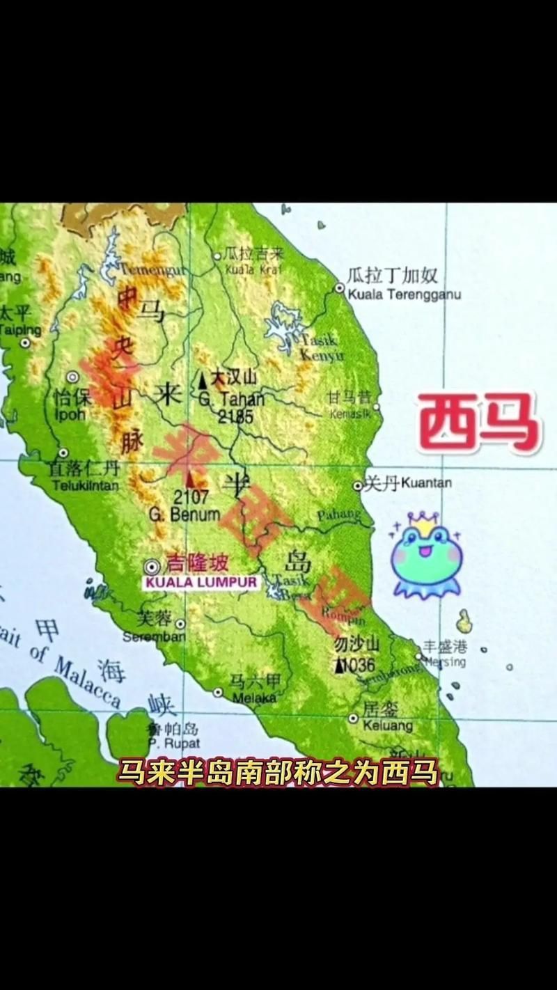 馬來西亞地理位置詳細圖