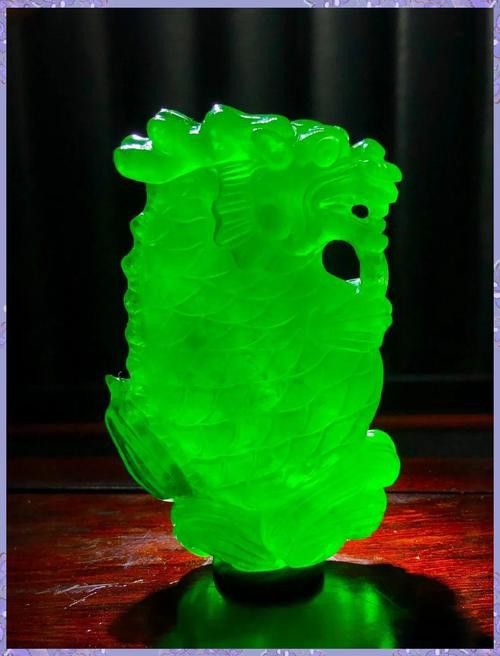 金龍魚翡翠綠色的圖片欣賞大全高清
