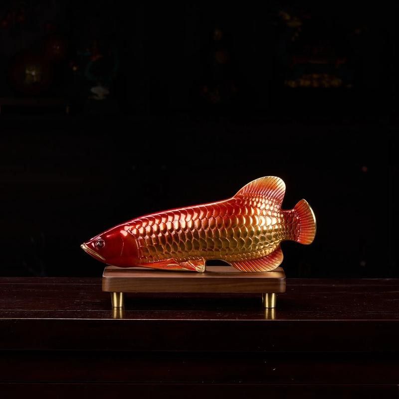 根雕金龍魚圖片大全