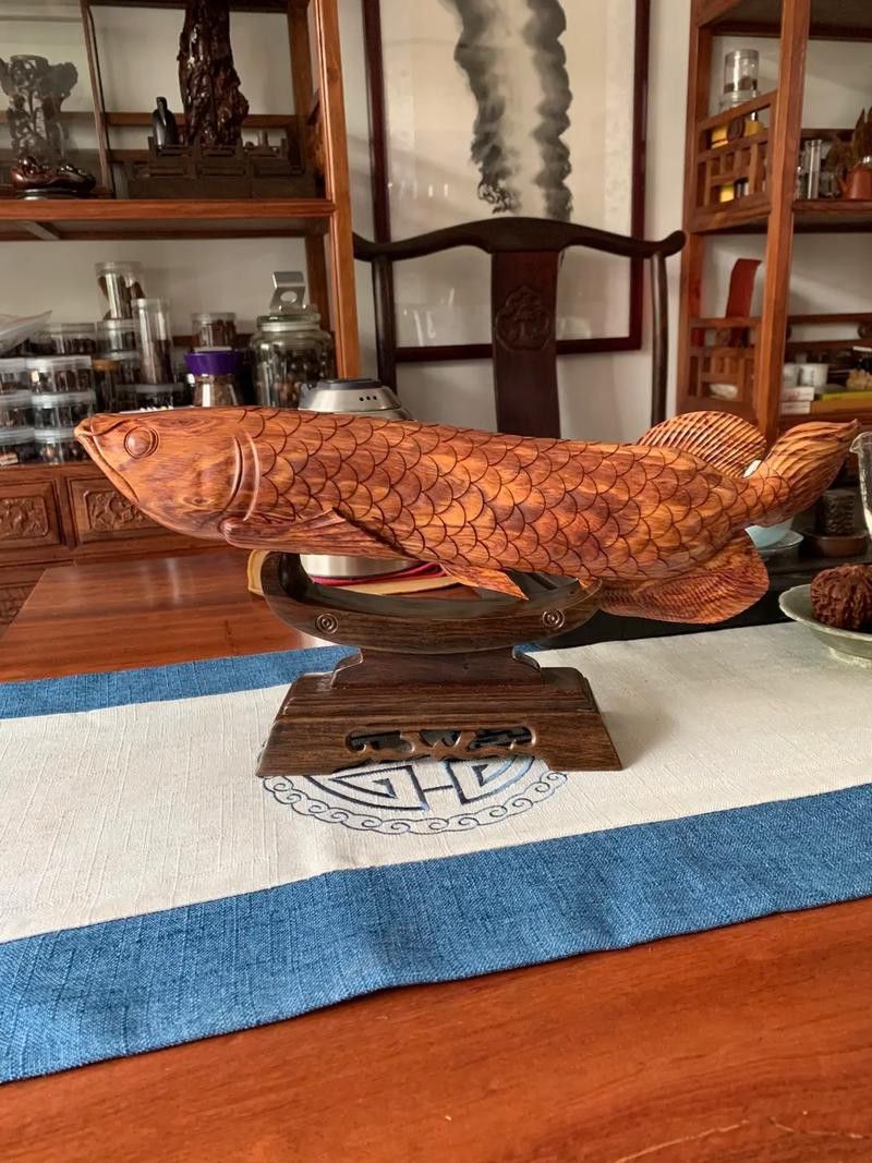 根雕金龍魚圖片大全