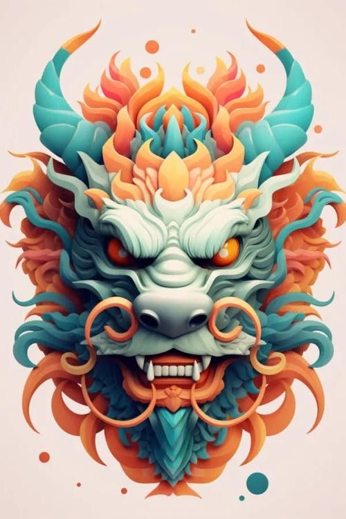 龍頭插畫欣賞