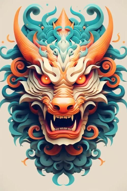 龍頭插畫欣賞