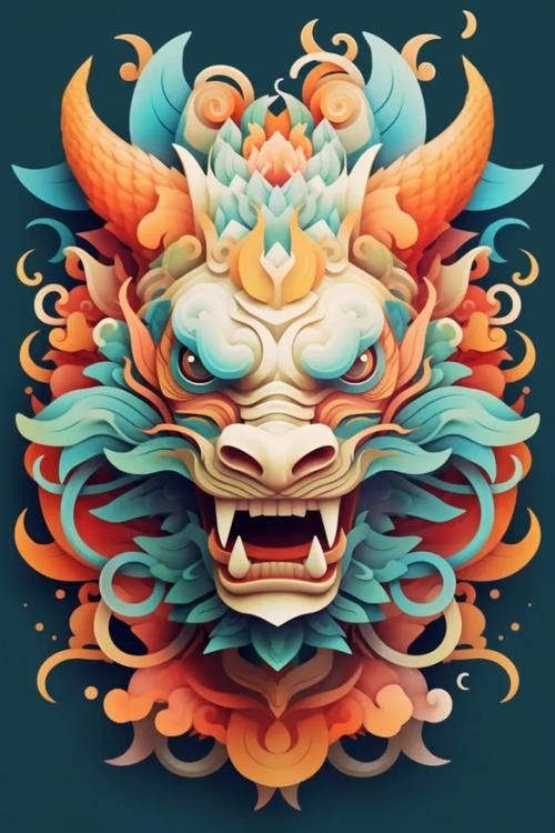 龍頭插畫欣賞