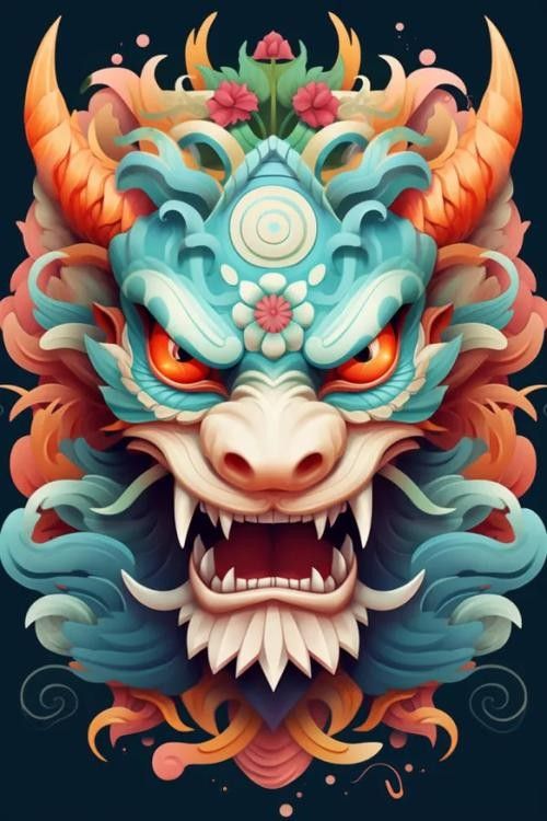 龍頭插畫欣賞