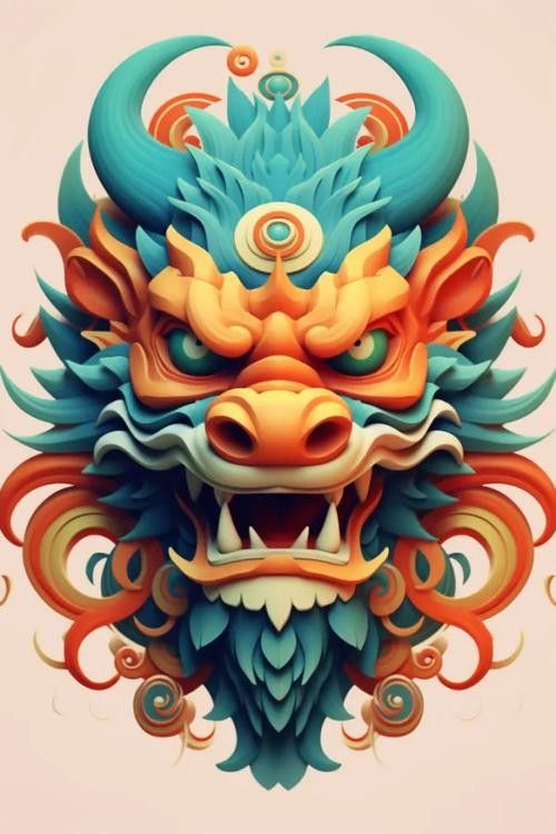 龍頭插畫欣賞