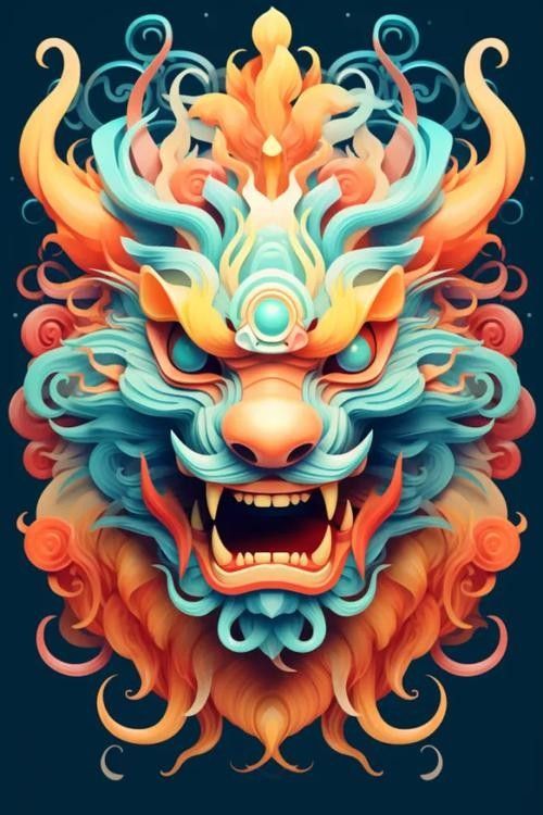 龍頭插畫欣賞