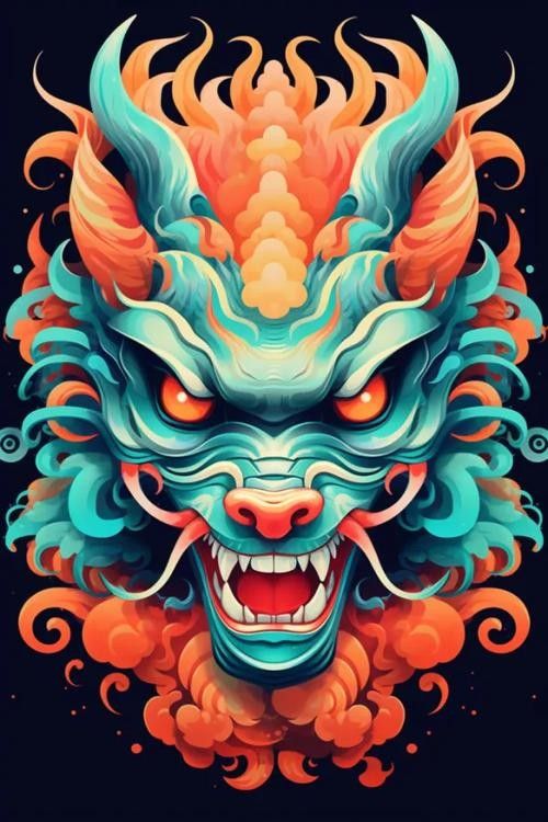 龍頭插畫欣賞