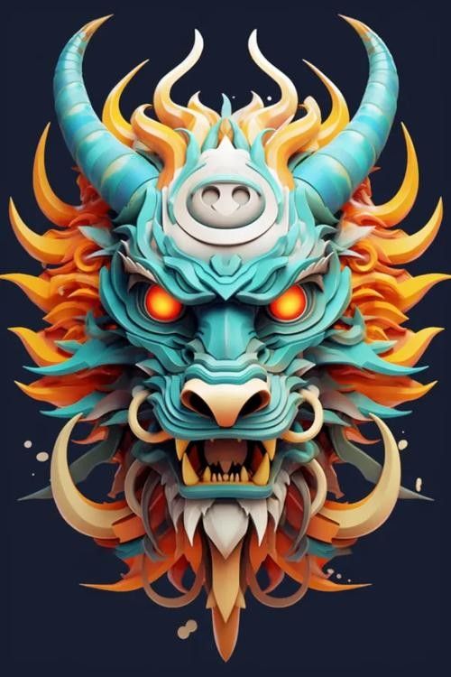 龍頭插畫欣賞