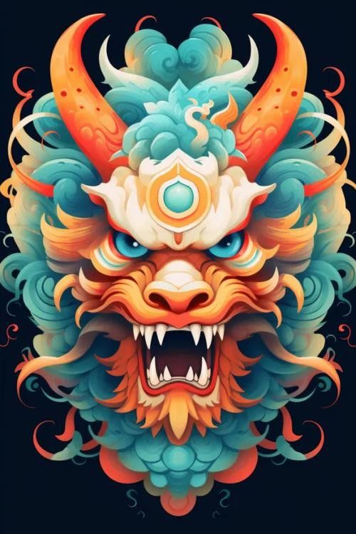 龍頭插畫欣賞