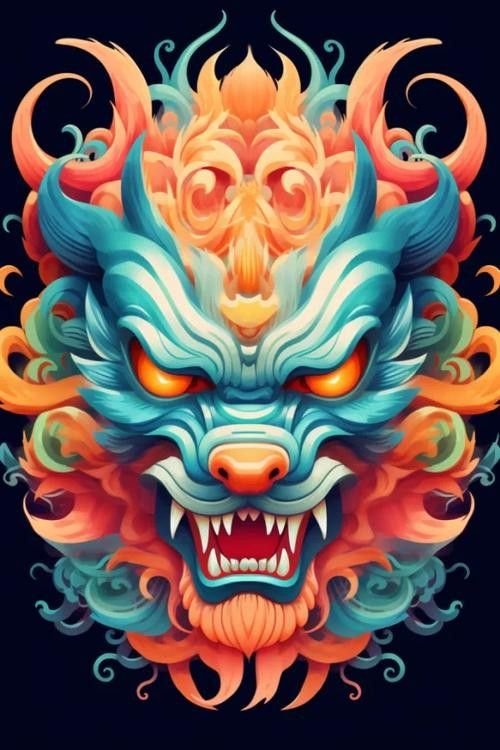 龍頭插畫欣賞