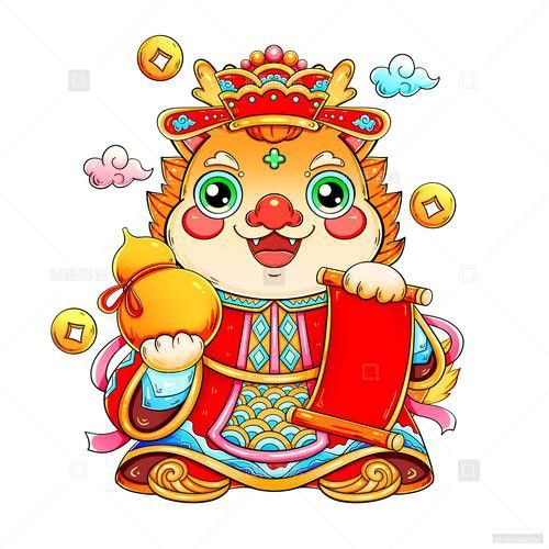 再給我?guī)讖埐煌L格的招財龍設計圖
