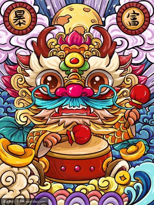 再給我?guī)讖埐煌L格的招財龍設計圖